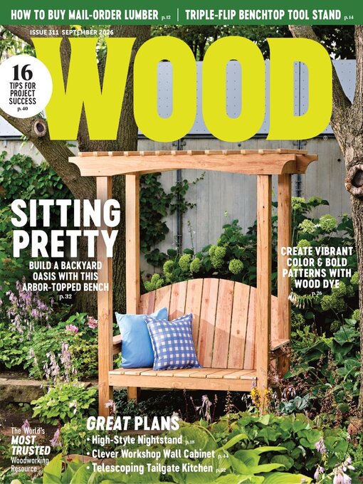 Cover image for WOOD Magazine